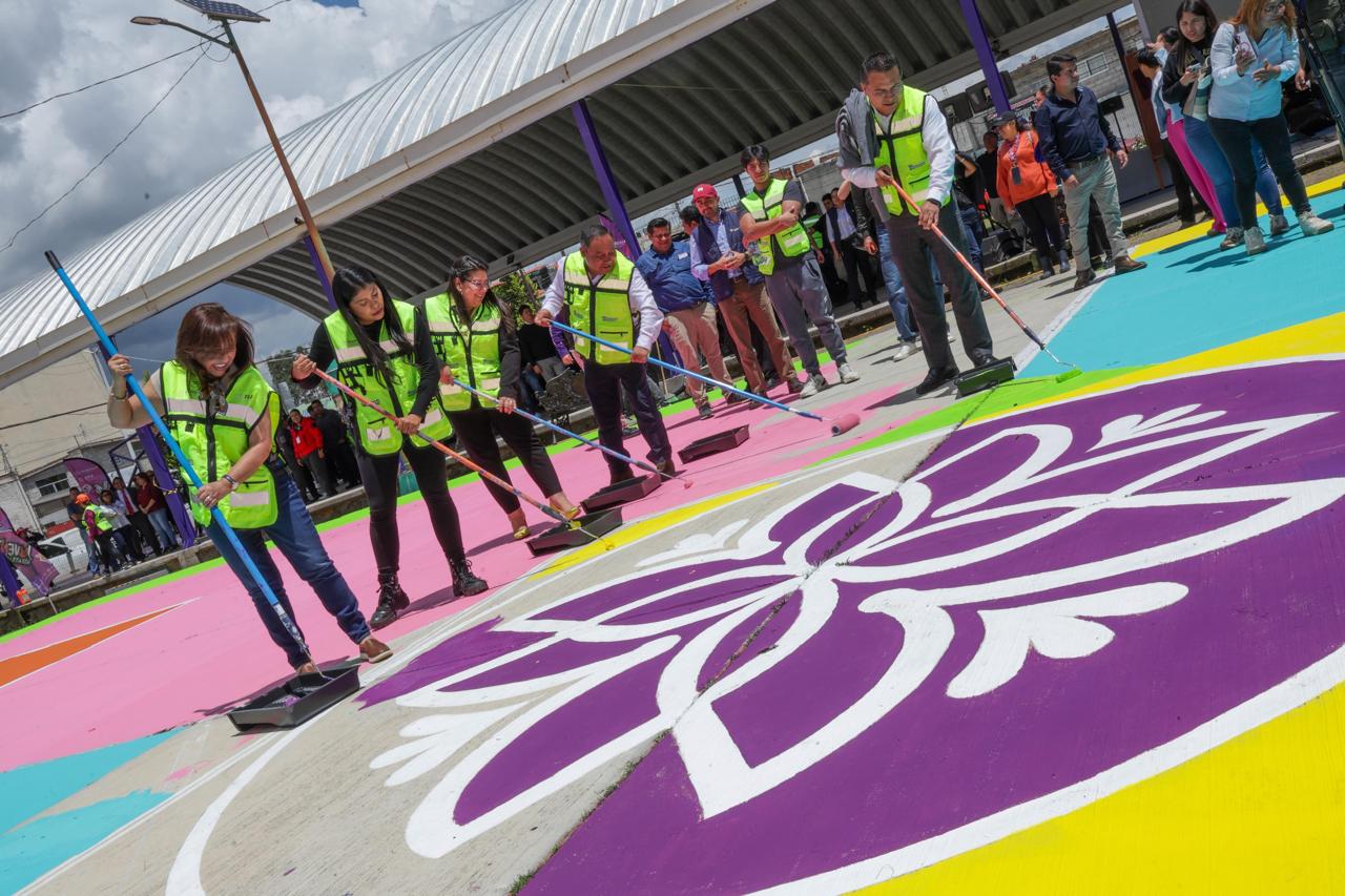 Jóvenes tlaxcaltecas transforman espacios públicos con las jornadas 'Tlaxcaltequios'